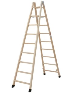 Escalera de madera profesional 9 peldaños