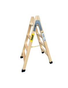 Escalera de madera profesional 4 peldaños