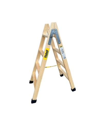Escalera de madera profesional 4 peldaños