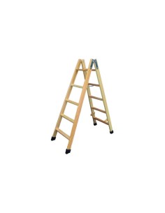 Escalera de madera profesional 5 peldaños