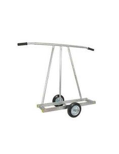 Carro transporta placas de yeso laminado
