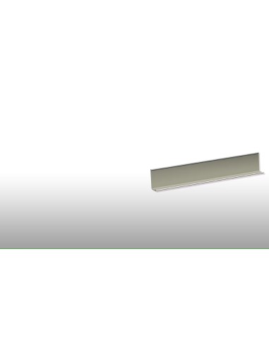 Cantonera L de aluminio para placa de 13, 3000mm