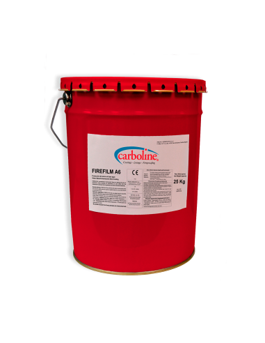 Pintura intumescente Firefilm A6, bidón 25 kg