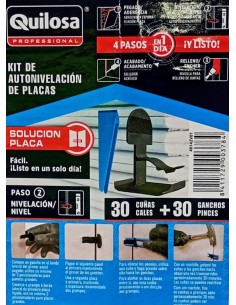 Kit de autonivelación para pyl, 30 cuñas y 30 ganchos