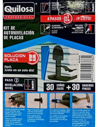 Kit de autonivelación para pyl, 30 cuñas y 30...