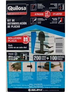 Kit de autonivelación para pyl, 200 cuñas y 100 ganchos