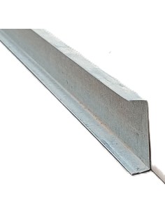 Perfil perimetral EN U Alumisol, 15X50X5000 mm.