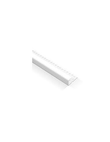 Cantonera de plástico "J" para placa, 3000 mm