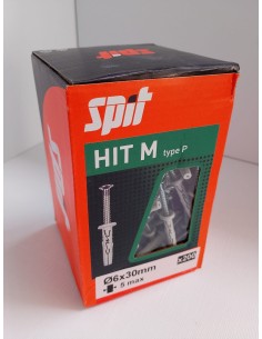 Taco de golpe Spit Hit M 6x30 mm, caja 200 uds.