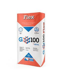 Adhesivo-gel G100 Flex blanco, C2 TE S1, saco 25 kg