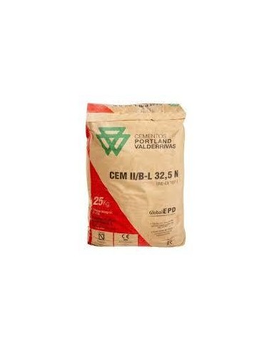 Cemento Portland IIB 32,5N, saco 25 kg