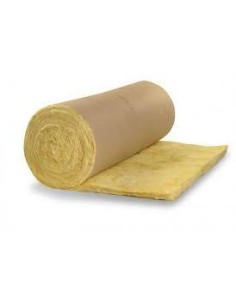 Lana de Vidrio IBR papel, rollo 80x1200x12000 mm