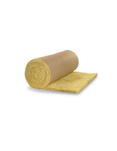 Lana de Vidrio IBR papel, rollo 80x1200x12000 mm