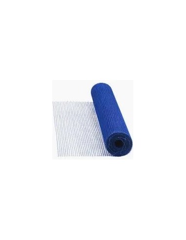 Malla de fibra azul para morteros, rollo 1x50 m