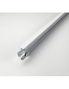 Perfil secundario T-Clip 15 blanco, 15x38x1200 mm