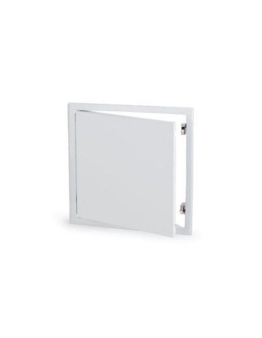Registro metálico blanco, 30x30 cm