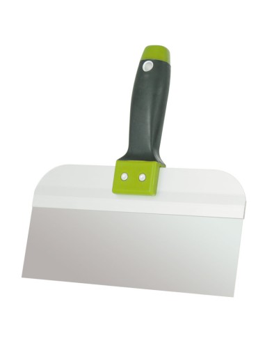 Espátula Vallés inox, mango bimaterial, 250 mm