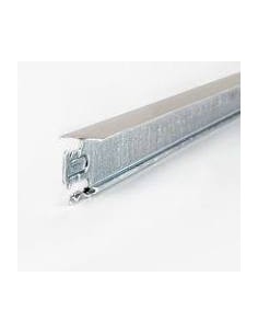 Perfil primario T-Clip 24 silver,  24x38 x3700 mm