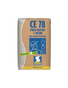 Pasta de juntas Semin CE78, endurecimiento 1h, saco 25 kg