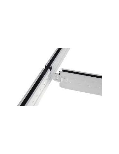 Perfil secundario T-Decor 15 blanco/negro,...