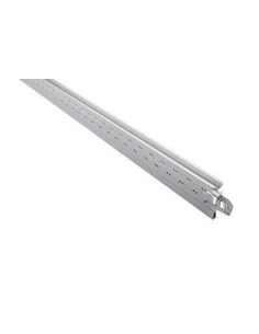 Perfil secundario T-Decor 15 blanco/blanco, 15x42x600 mm