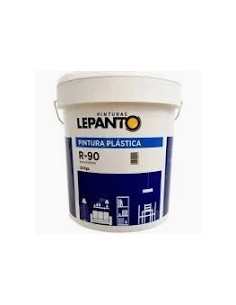 Pintura plástica Lepanto R90 blanca, bote 15 kg