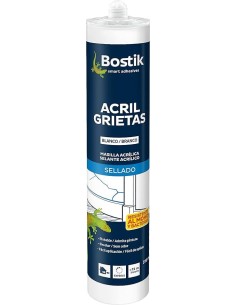 Bostik Masilla acrílica blanca, bote 310 ml
