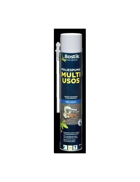 Espuma de poliuretano multiusos, aplicación manual, 750 ml