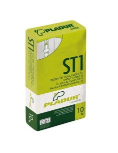 Pasta de Juntas Pladur ST1, endurecimiento 1 h, saco 10 kg