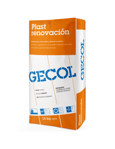 Pasta de renovación blanca de Gecol, saco 15 kg