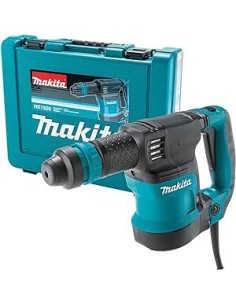 Martillo demoledor 550W Makita, Puntero, cincel y espátula.