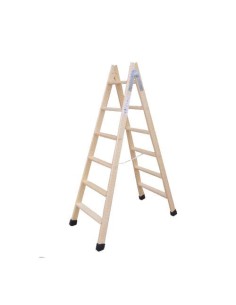 Escalera de madera profesional 6 peldaños